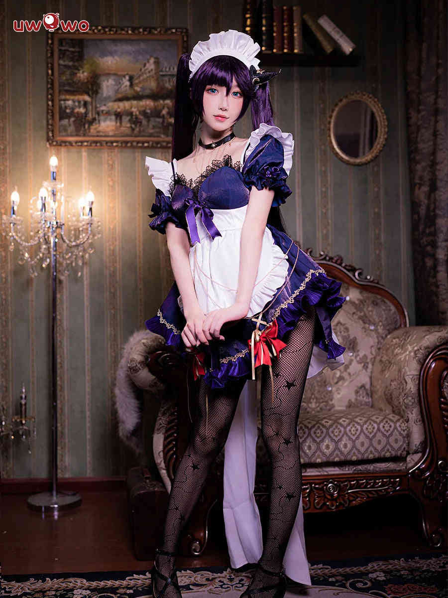 UWOWO Mona Cosplay Maid Costume - Genshin Impact Fanart Exclusive for Girls and Kids