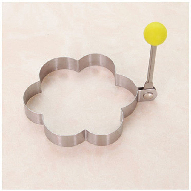 1Pcs Creative Sticky Fried Eggs Thick Stainless Steel Fried Eggs Die DIY Kitchen Gadget Mould