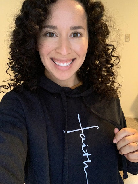 FAITH Cross - Crop Hoodie