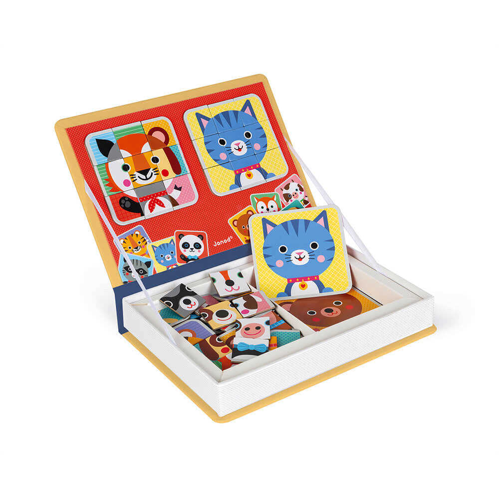 MAGNÉTIBOOK MIX & MATCH ANIMALS - 72 Magnetic Pieces for Creative Play