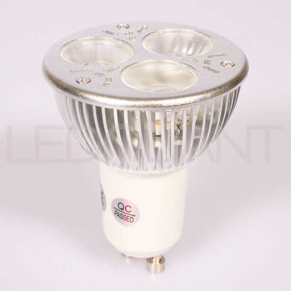 LEDQuant Dimmable GU10 6W LED Bulb - Warm White, Energy Efficient, 50W Halogen Replacement