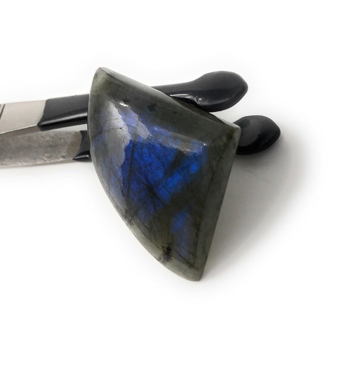 Wholesale 5 Pcs Natural Labradorite Cabochon for Wire Wrapping Jewelry Making