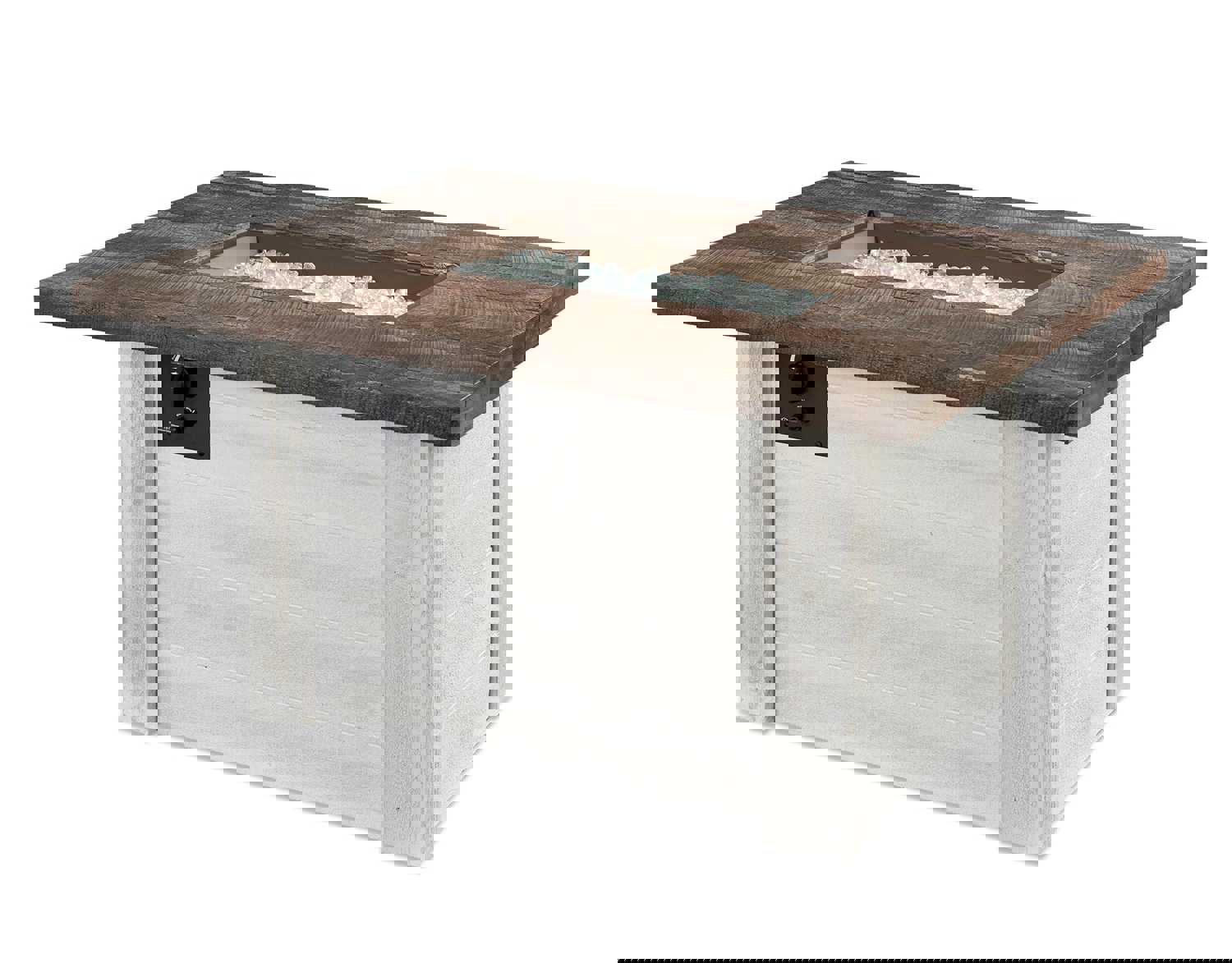 The Outdoor GreatRoom Alcott Rectangular Gas Fire Pit Table / ALC-1224