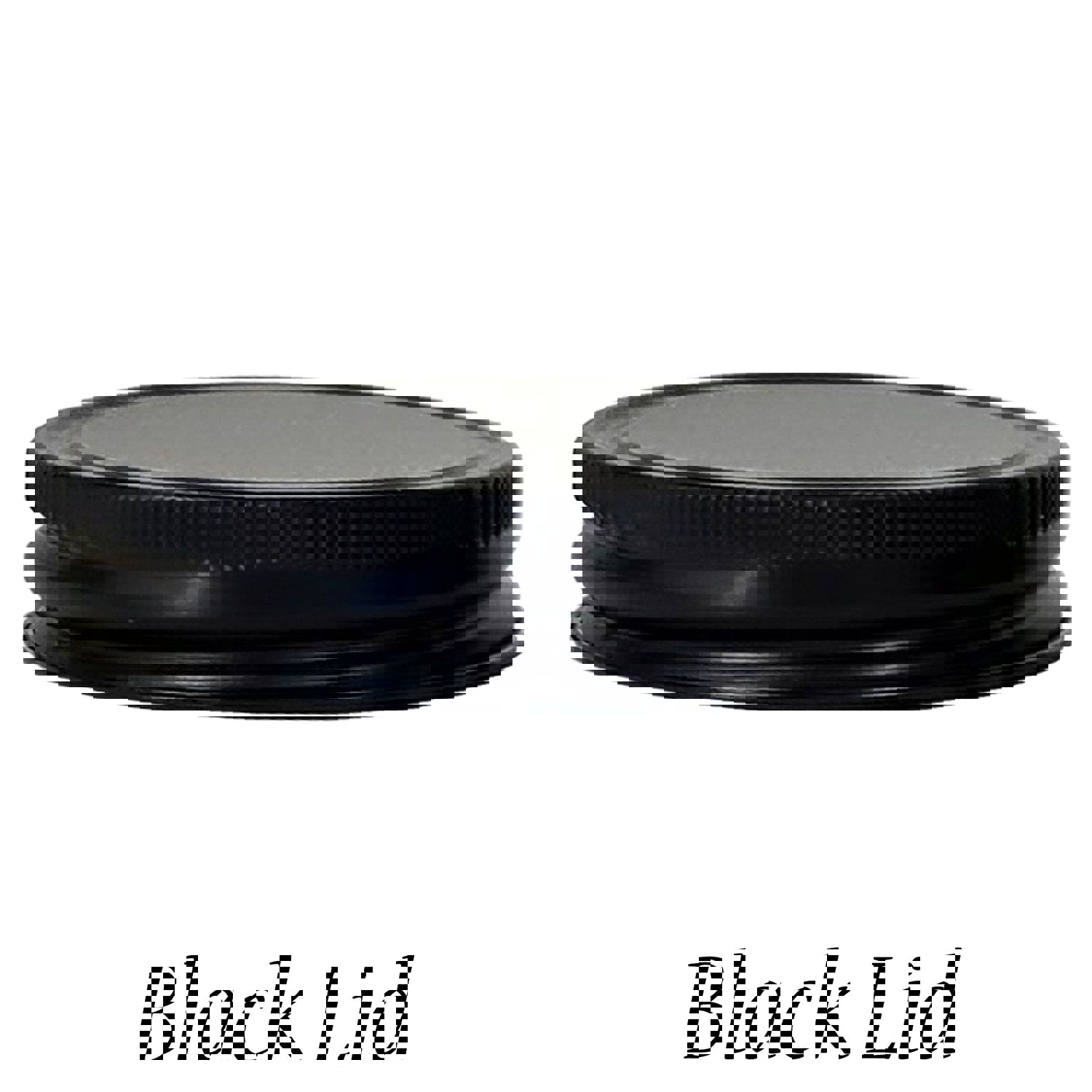 Custom Painted Mason Jar Bathroom Set - 20 Paint Colors, Sea Blue with Black Lids