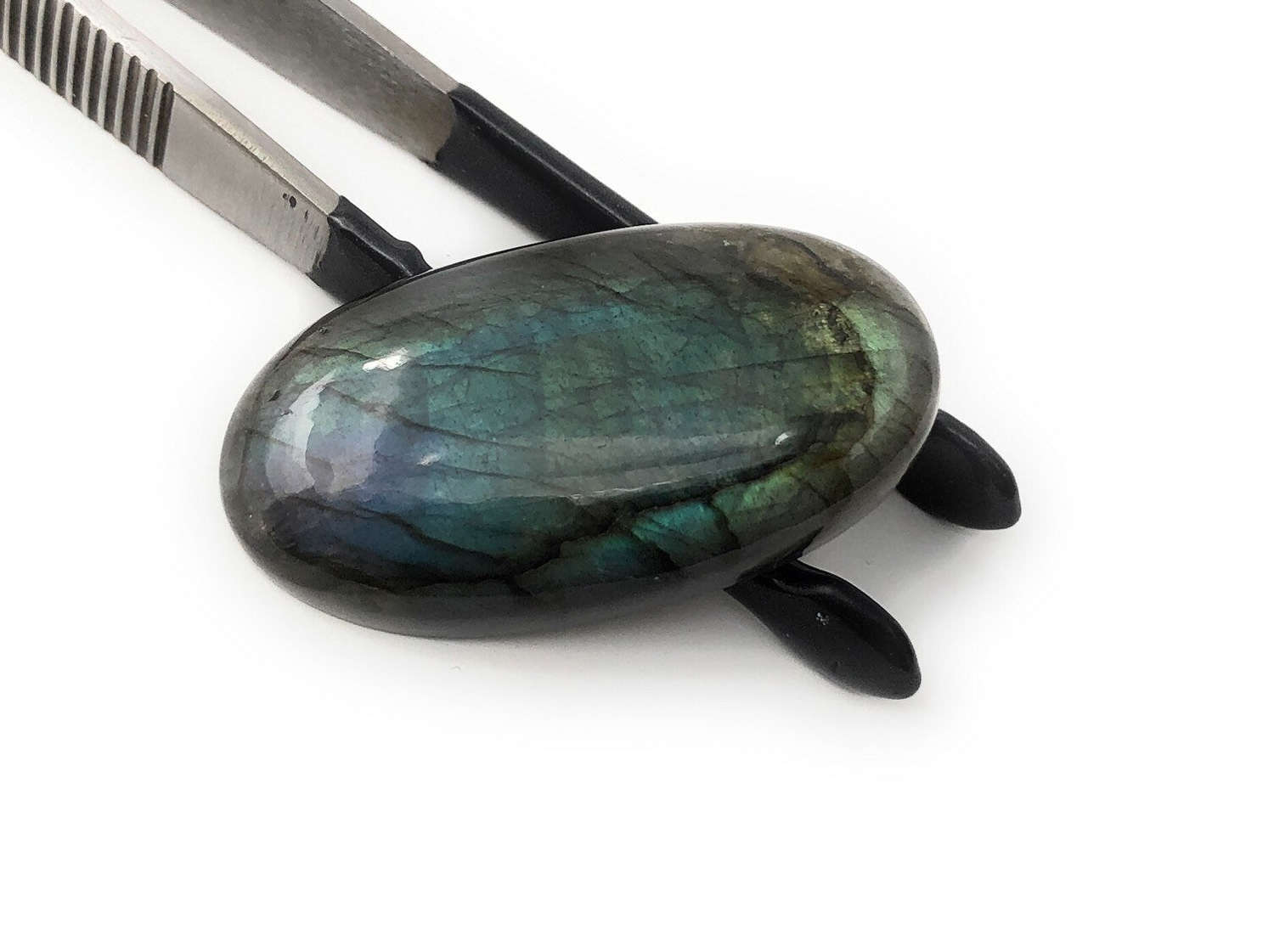 Wholesale 5 Pcs Natural Labradorite Cabochon for Wire Wrapping Jewelry Making