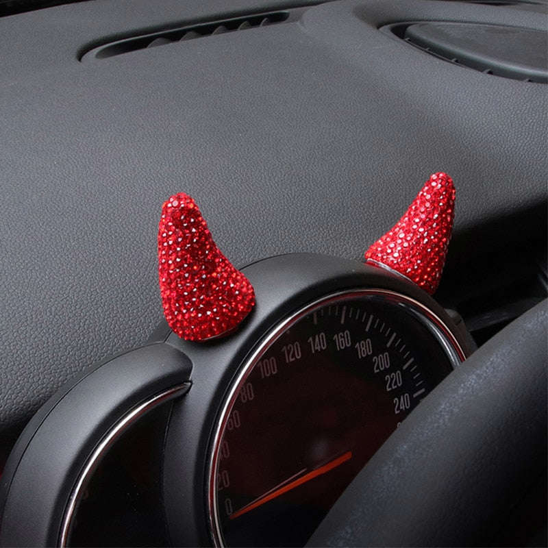 Creative Cute Interior Stickers for BMW MINI COOPER S JCW F54 F55 F56 F60 R55 R60 R61