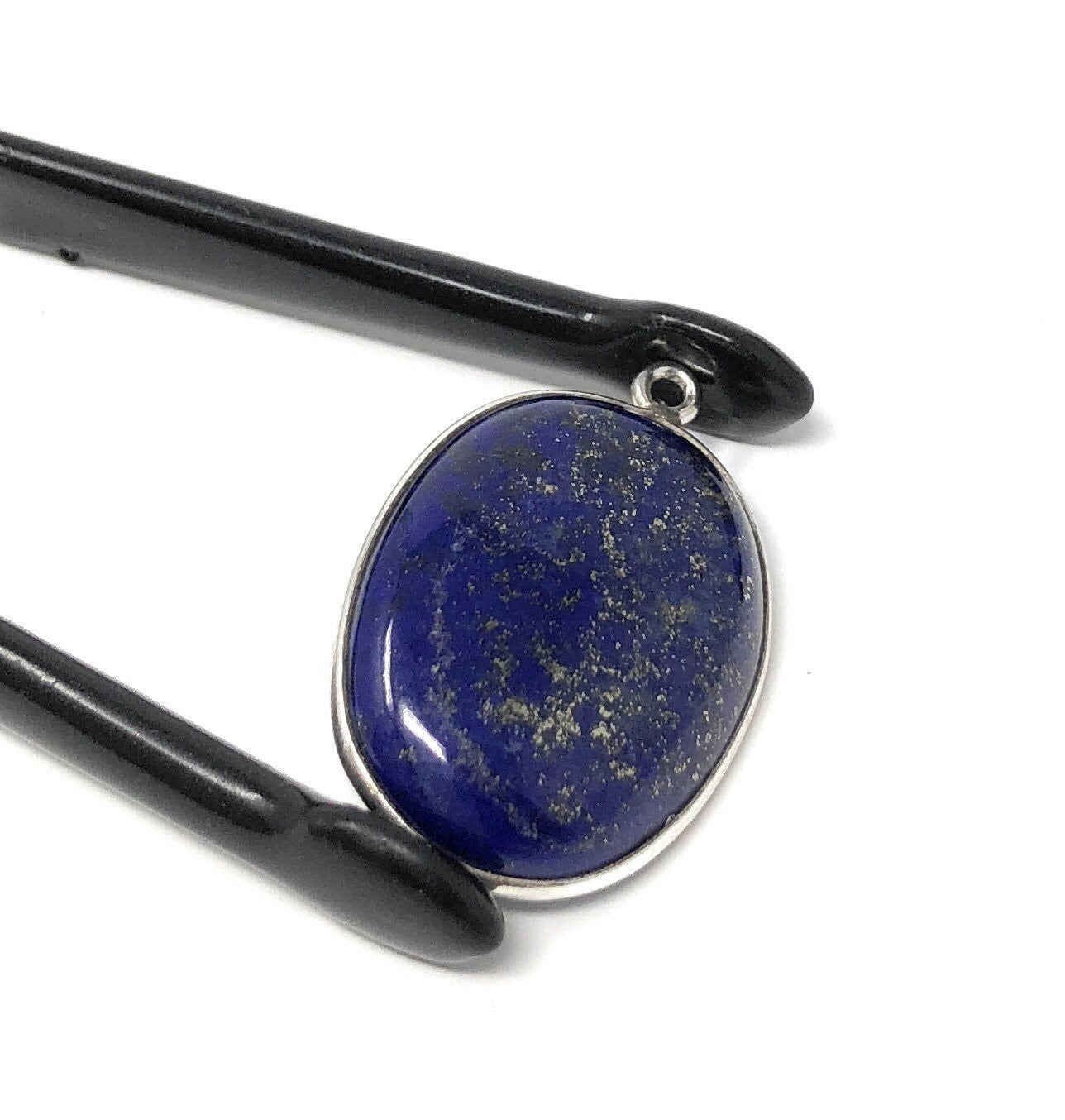 Sterling Silver Lapis Lazuli Charm for DIY Jewelry Making