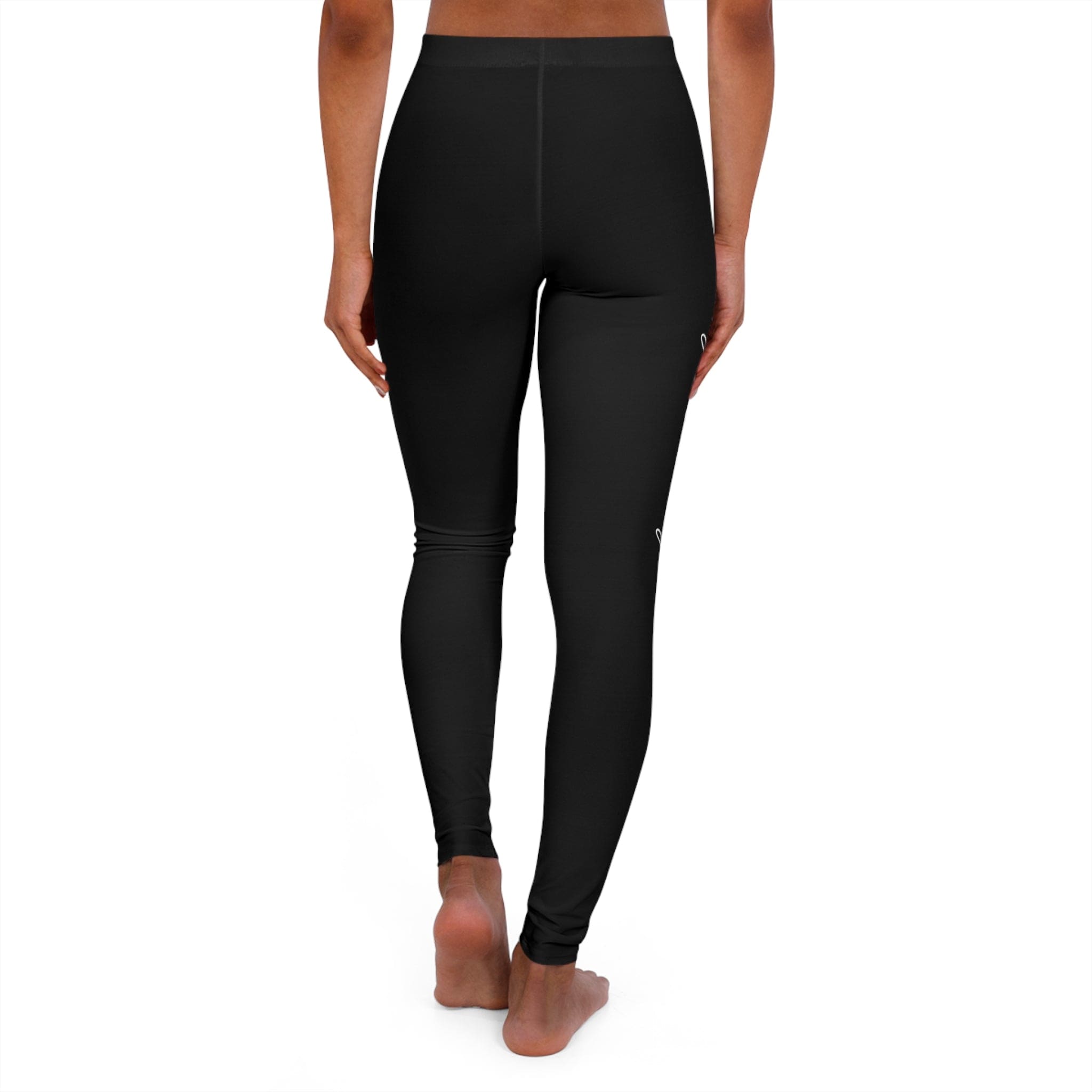 Womens Black Fitness Leggings - High Waist, Moisture-Wicking & Breathable