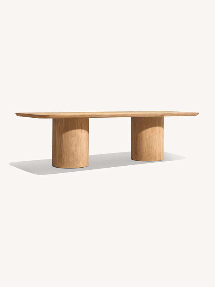 RH Oslo Teak Rectangular Dining Table