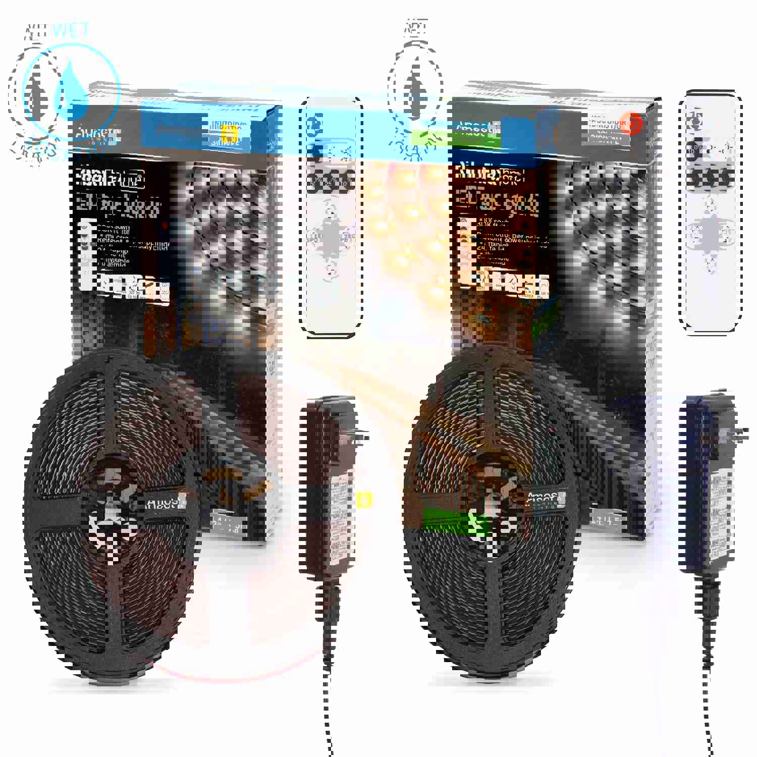 RibbonFlex Home White Indoor/Outdoor LED Strip Light Tape, 24V, 2600 Lumens, 24W, 3000K