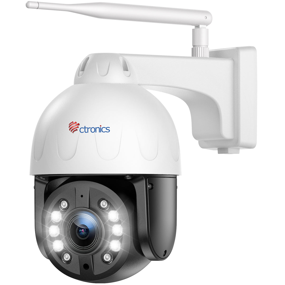 Ctronics 4K 8MP 5X Optical Zoom Outdoor Surveillance Camera with Dual-Band WLAN