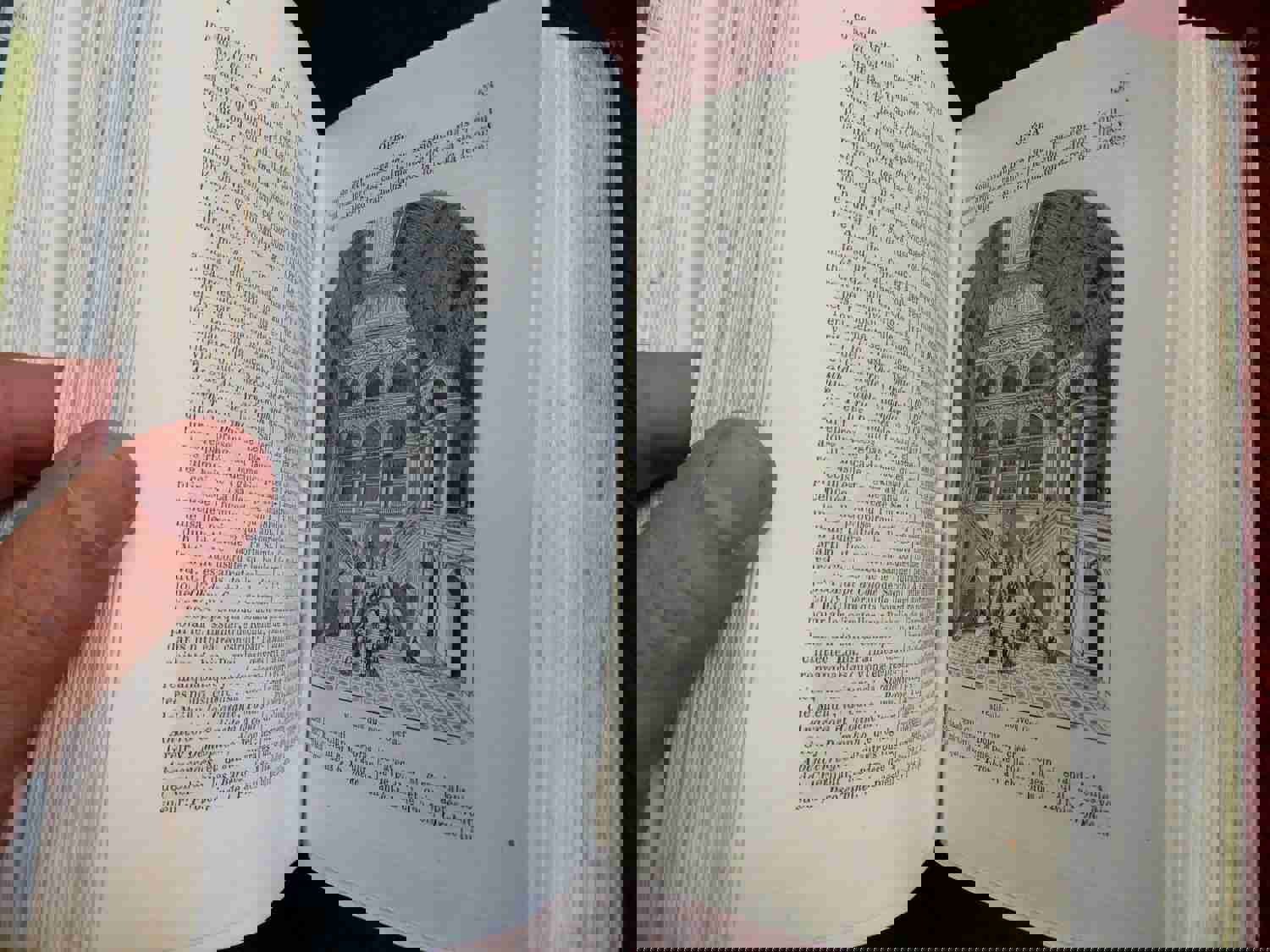 Paris Illustrated Rare Guide Book 1863 Joanne with Large City Plan Map