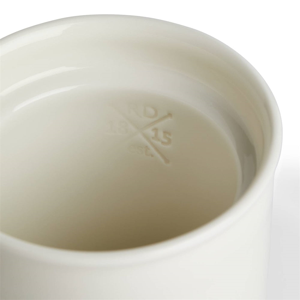 Coffee Studio Travel Mug - 12 oz. Porcelain with Double-Wall Ceramic