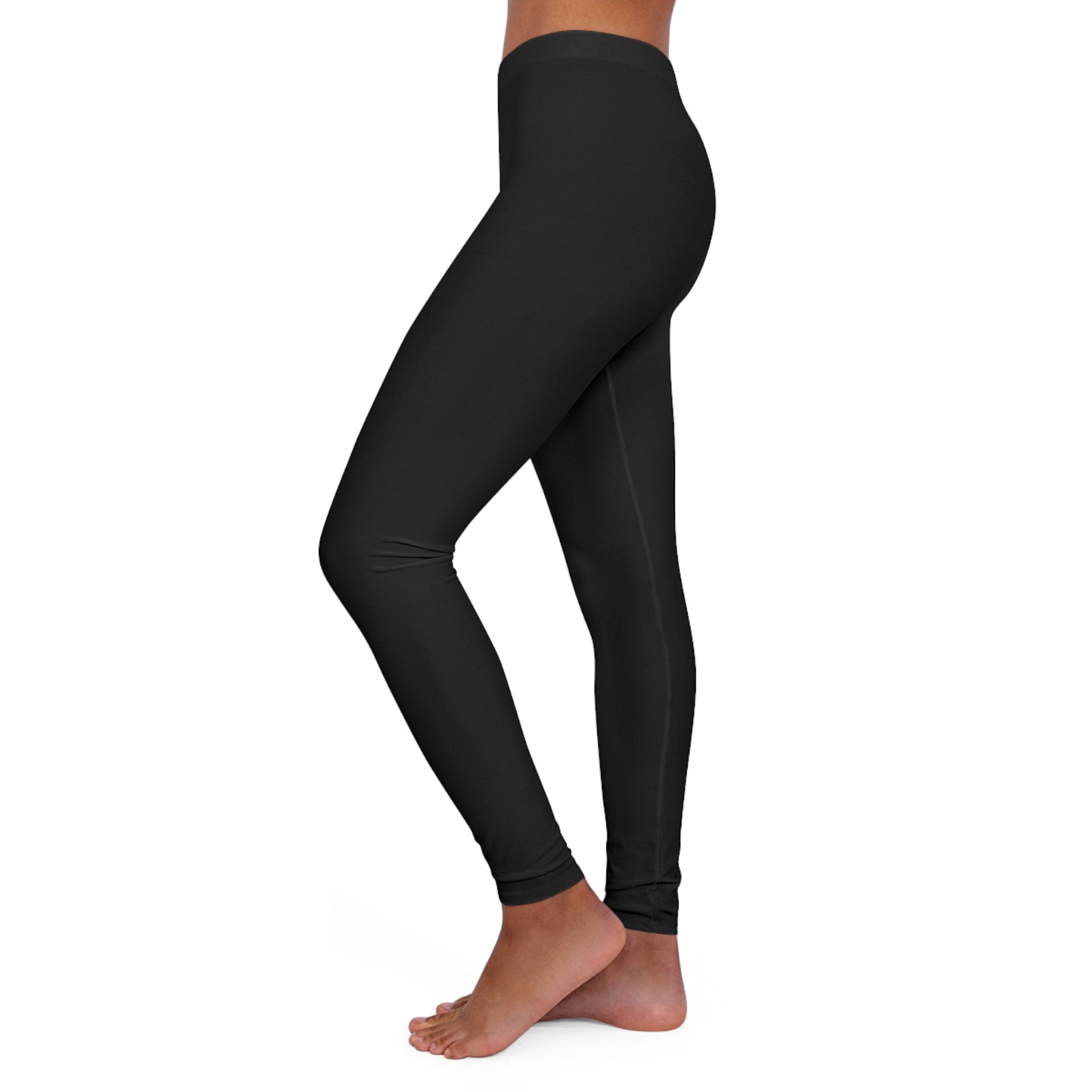 Womens Black Fitness Leggings - High Waist, Moisture-Wicking & Breathable