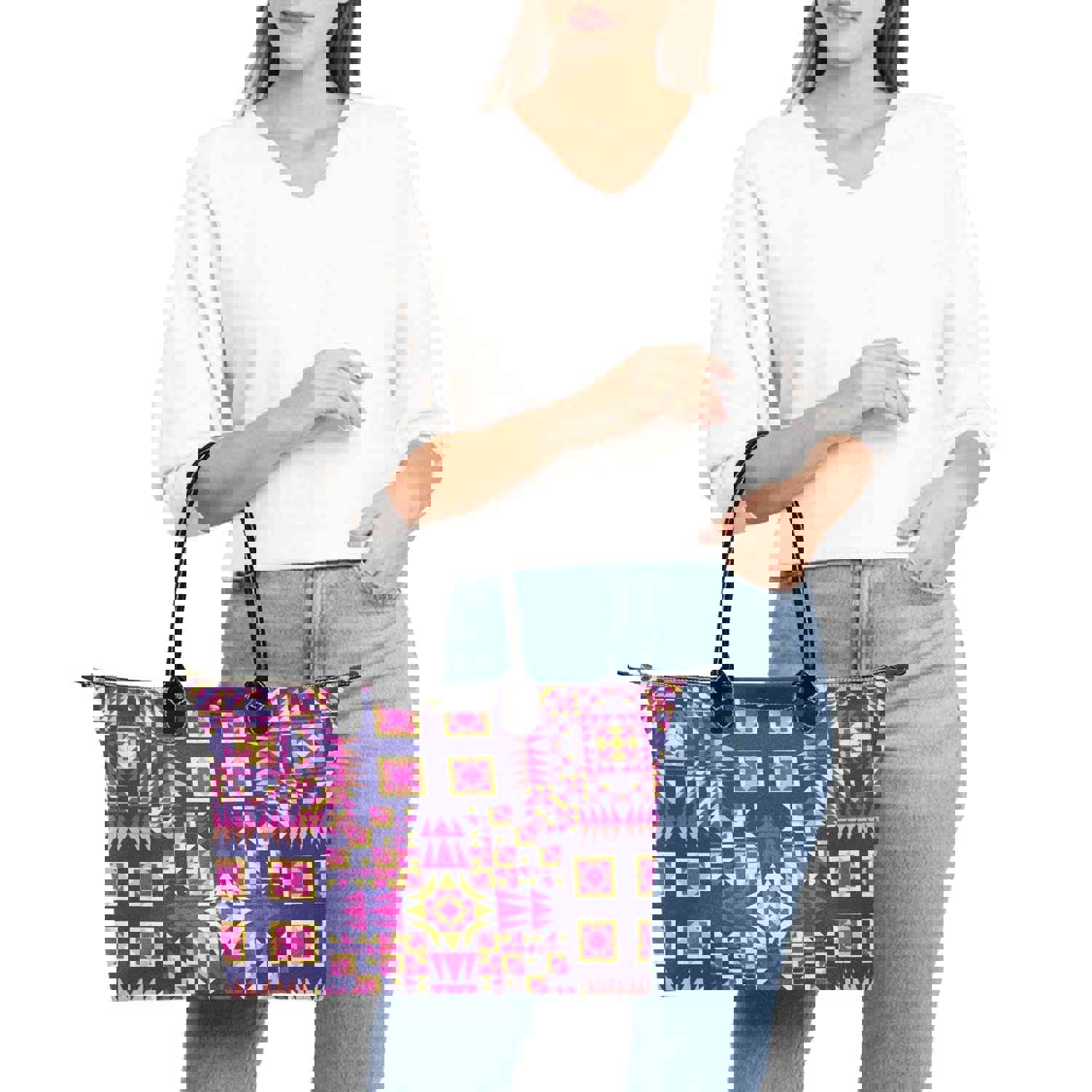 Kaleidoscope Bleu Single-Shoulder Lady Handbag