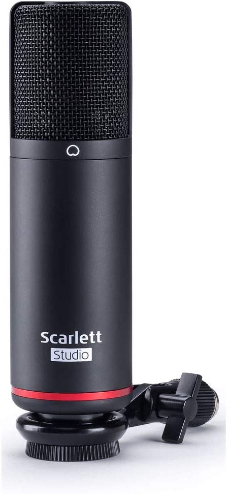 Focusrite Scarlett 2i2 Studio 3rd Gen USB Audio Interface Bundle with Microphone, Headphones, Boom Arm & Pop Filter
