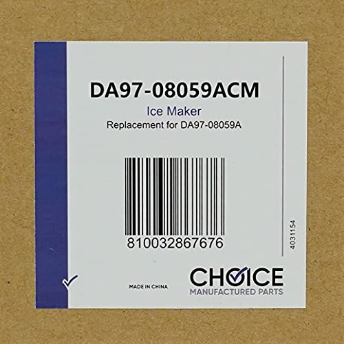 Choice Manufactured Parts DA97-08059A Refrigerator Freezer Ice Maker Assembly
