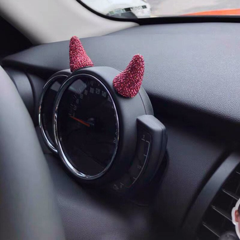 Creative Cute Interior Stickers for BMW MINI COOPER S JCW F54 F55 F56 F60 R55 R60 R61