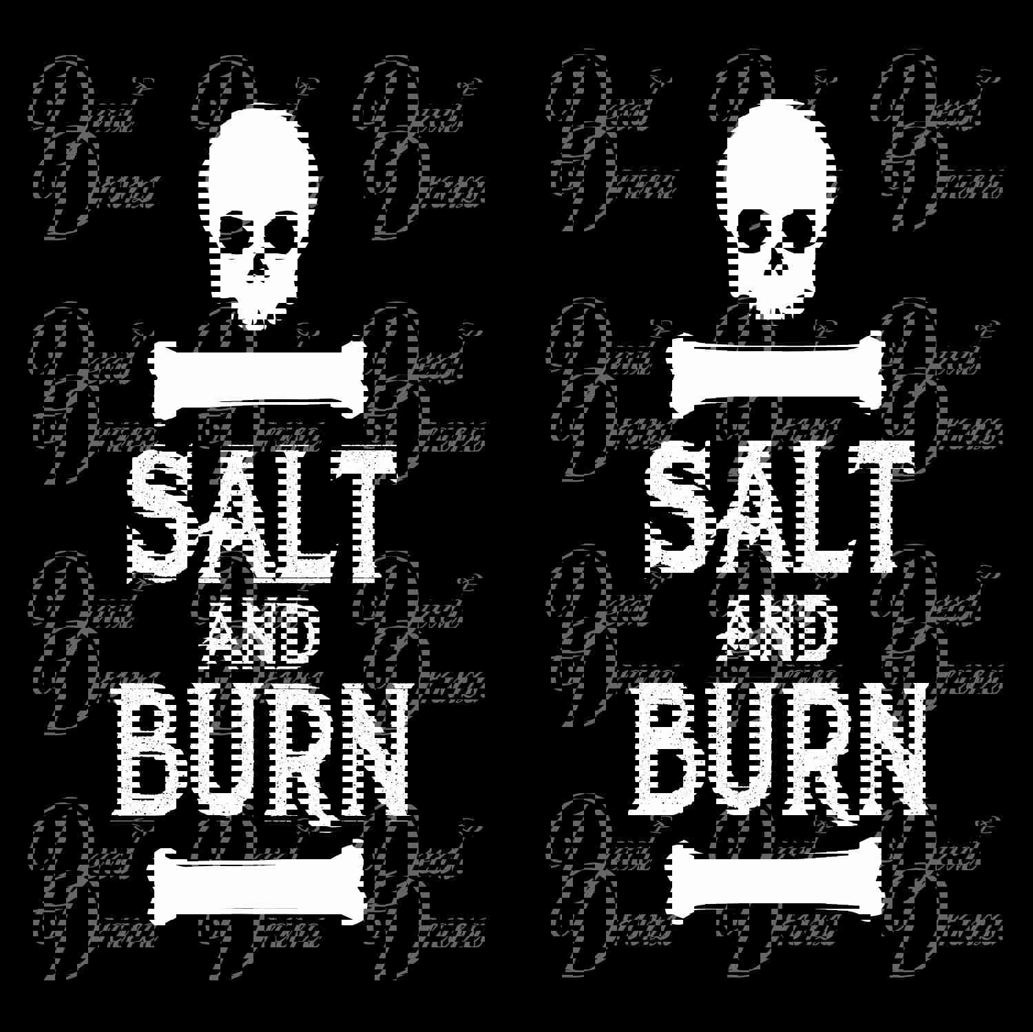 Supernatural-Inspired Salt and Burn Vinyl Decal for Car or Laptop