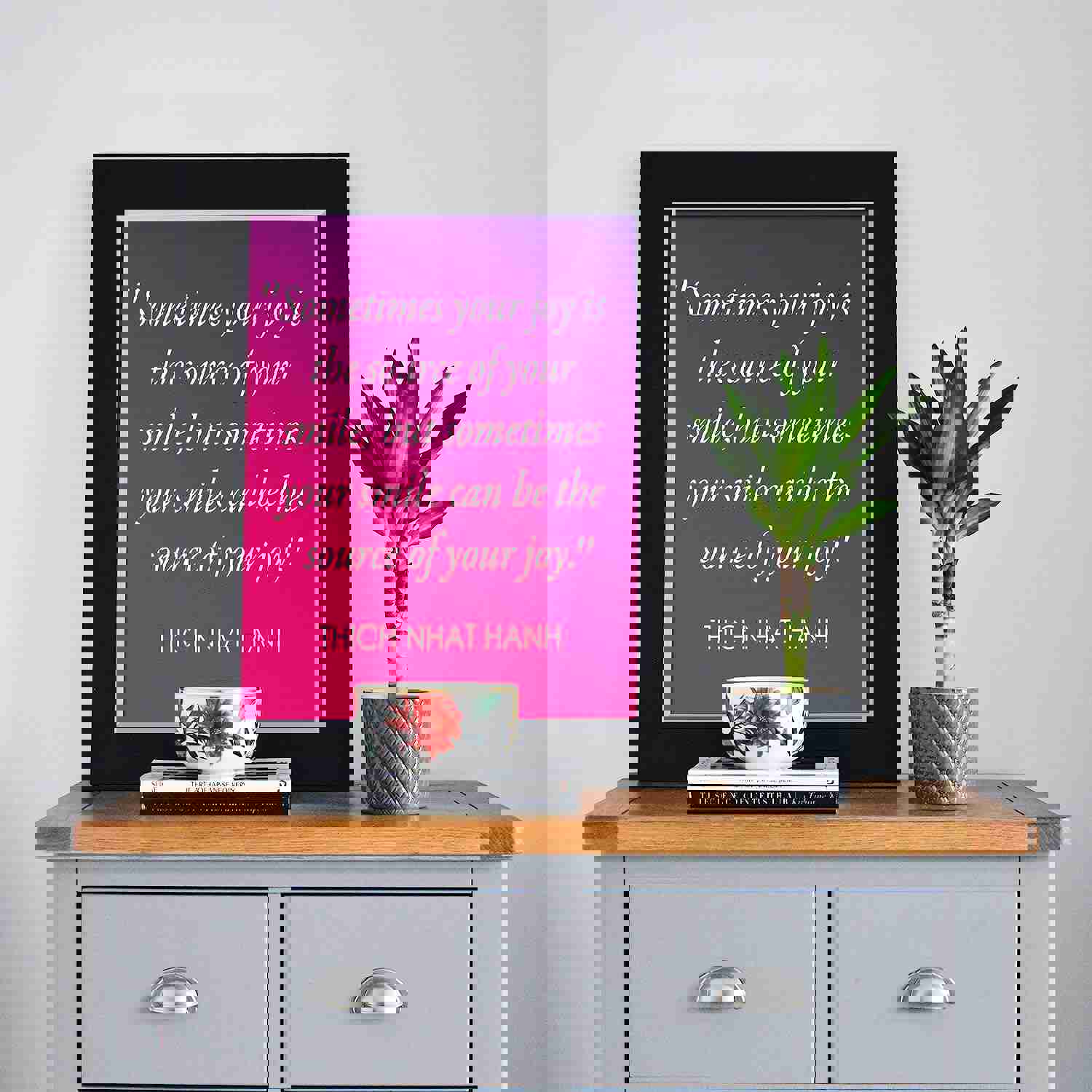 Your Smile Can Be the Source of Your Joy - Thich Nhat Hanh Mindfulness Quotes - 8 x 10 Spiritual Wall Art Print