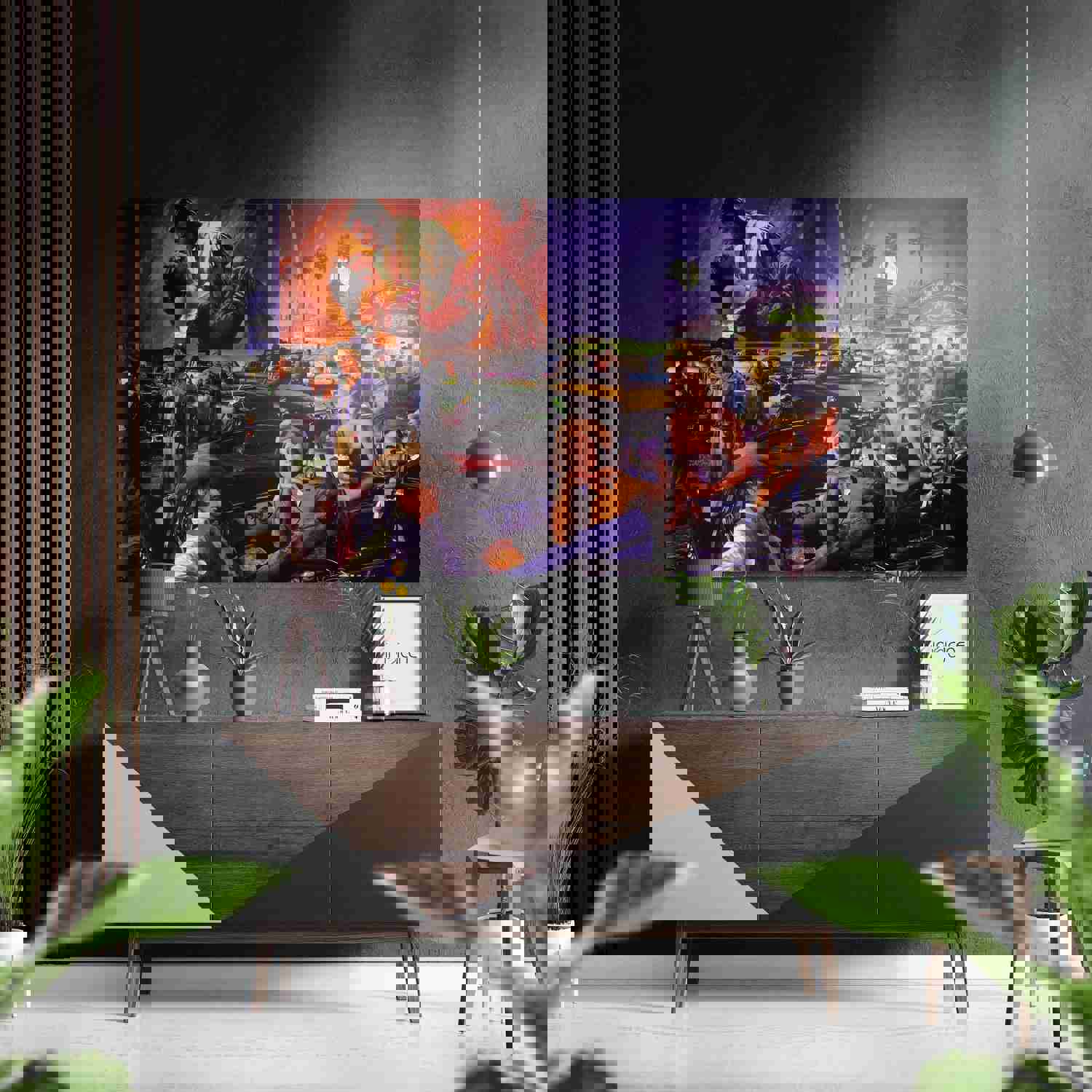 Marilyn at Cinema Brushed Aluminium Dibond Wall Art