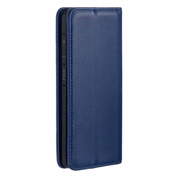 For Samsung Galaxy S20 Ultra 2 in 1 Detachable Magnetic Horizontal Flip Genuine Leather Case with Holder & Card Slots & Wallet (Blue)