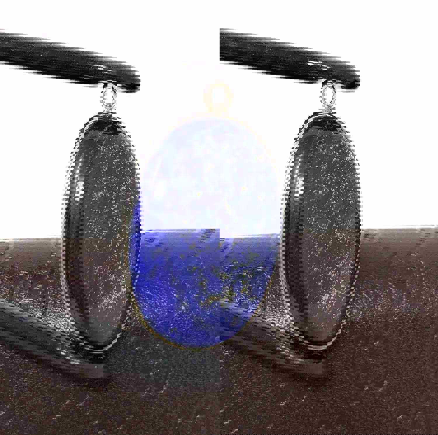 Sterling Silver Lapis Lazuli Charm for DIY Jewelry Making