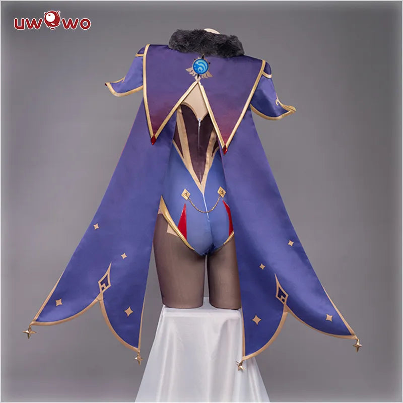 UWOWO Game Genshin Impact Mona Megistus Astral Reflection Cosplay Costume