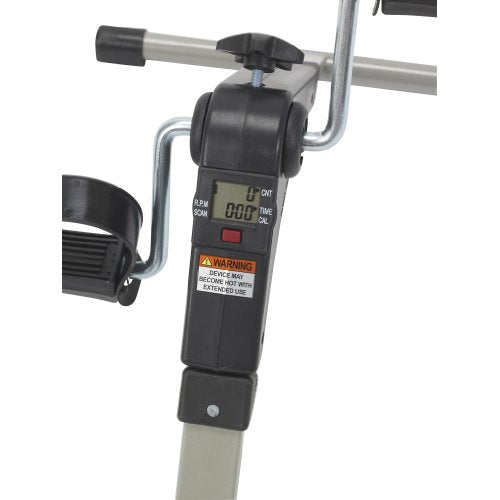 Drive Medical Deluxe Folding Exercise Peddler with Electronic Display, Black