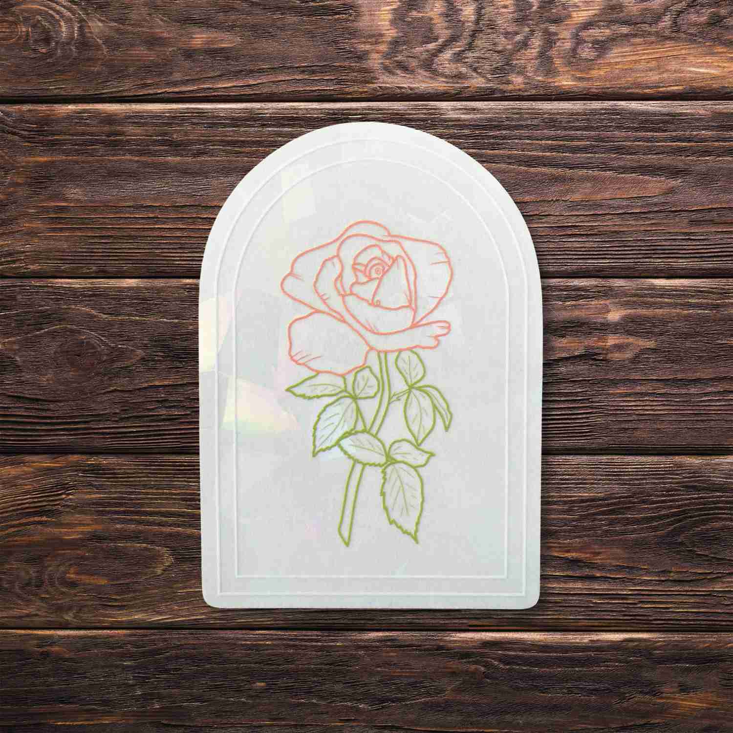 Garden Rose Suncatcher Sticker