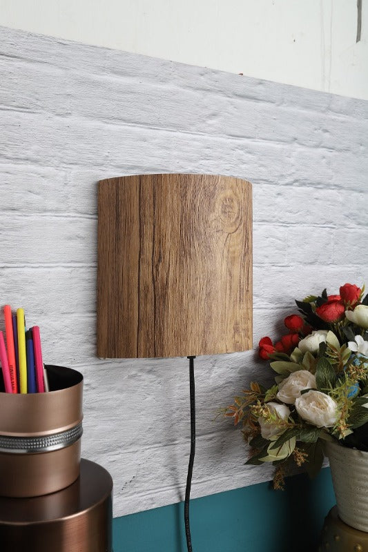 BTR CRAFTS Mounted Classic Wall Lamp in Brown (Bulb Not Included)