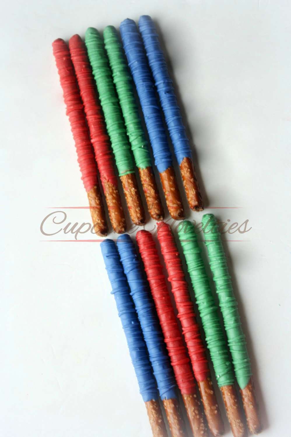 Superhero Birthday Chocolate Dipped Pretzels - Custom Party Favors