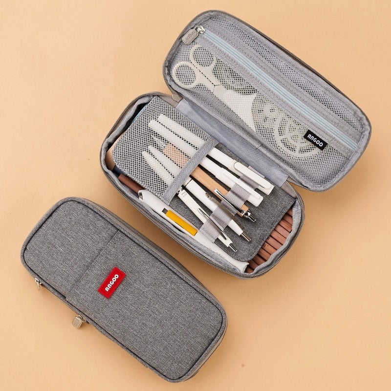 Lkblock Large Capacity Pencil Case for School, Office, and Kids