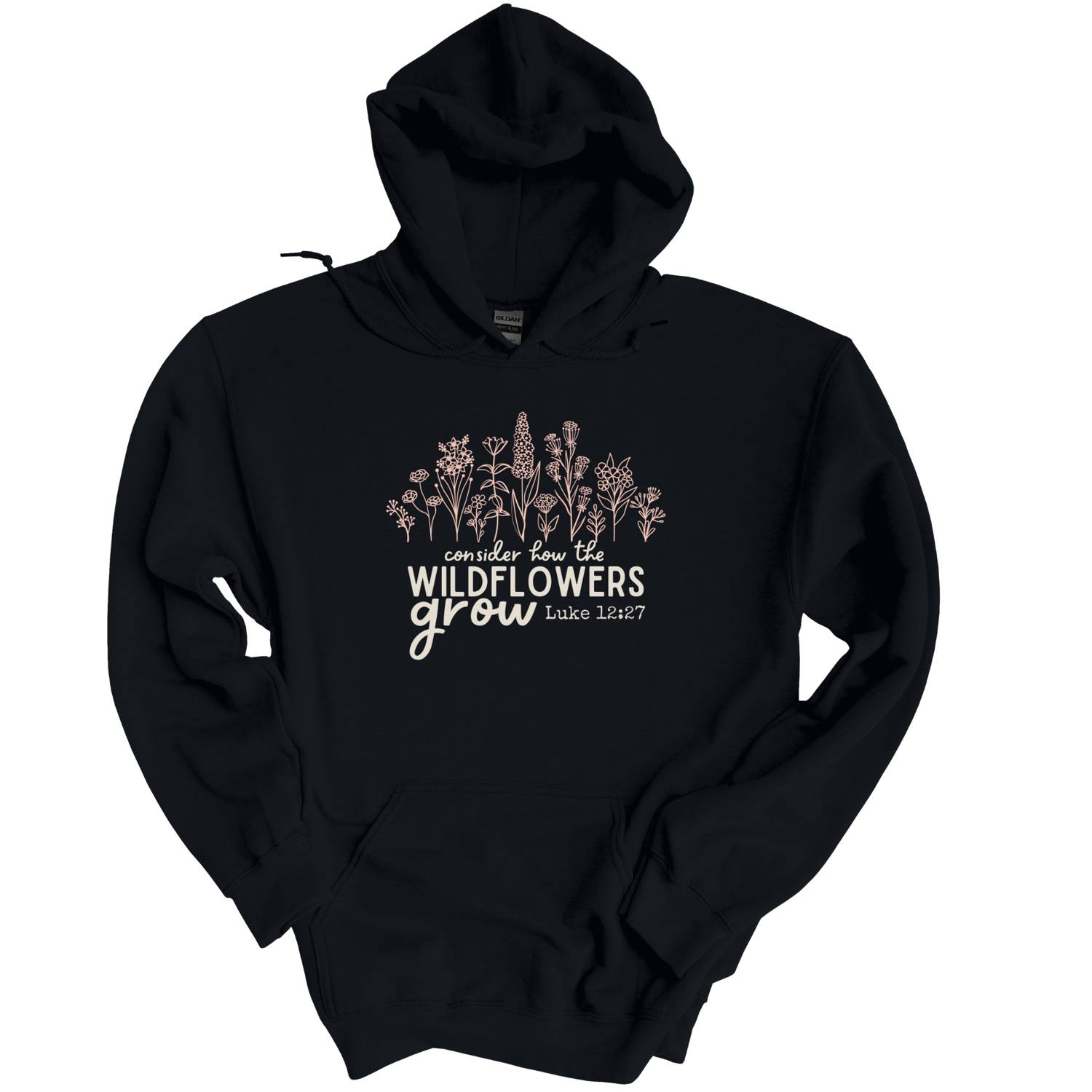 Consider the Wildflowers Christian Hoodie