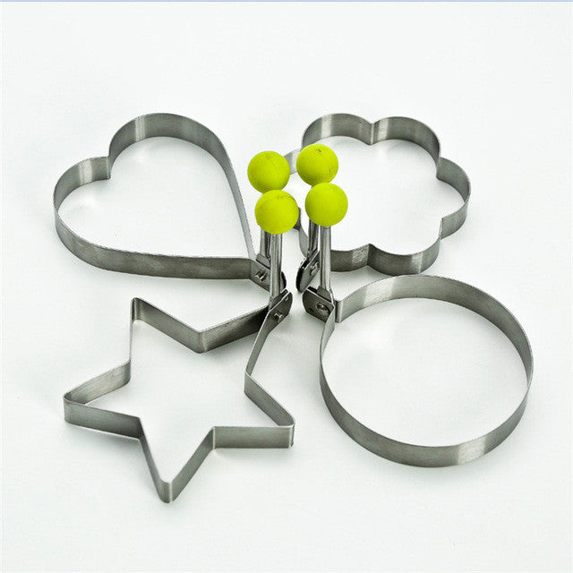 1Pcs Creative Sticky Fried Eggs Thick Stainless Steel Fried Eggs Die DIY Kitchen Gadget Mould