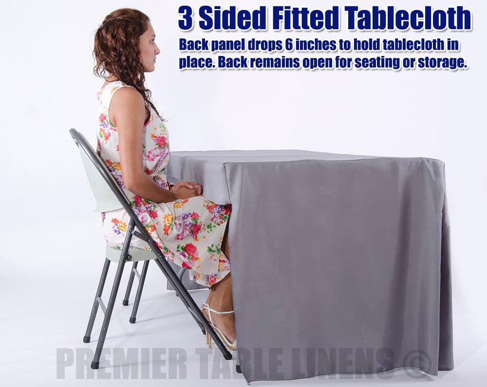 5 Custom Printed Liquid Repellent Table Throw - Front Panel Print