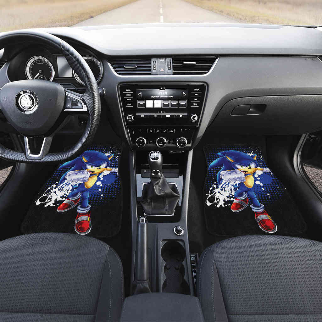 Sonic The Hedgehog Custom Car Floor Mats for Fans - Premium Cartoon Car Accessories