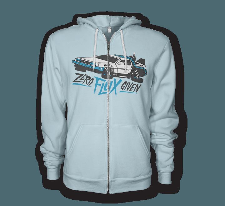 Zero Flux Given Hoodie - Preshrunk Fleece, 50% Cotton 50% Polyester