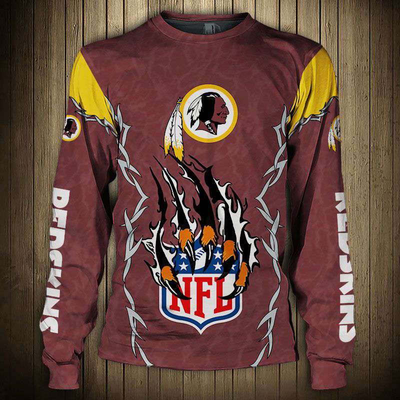 Washington Commanders Sweatshirts Claw - Bold Graphic Print