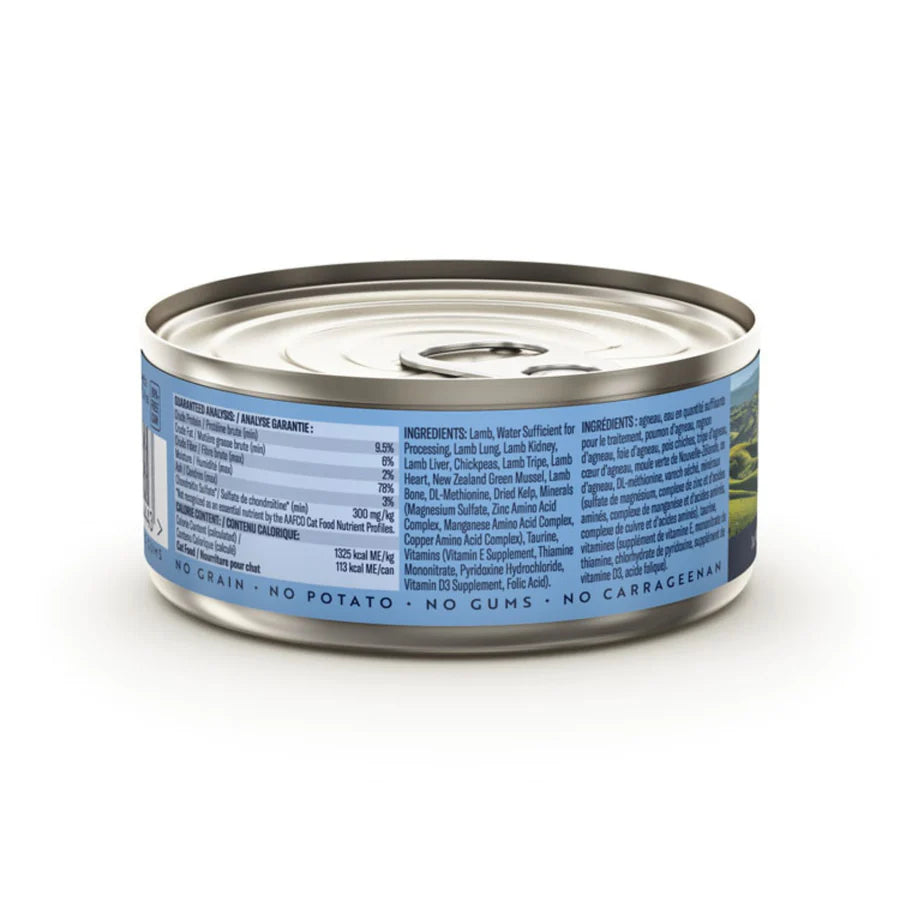 ZiwiPeak Lamb Recipe Wet Cat Food - High Protein, Grain-Free