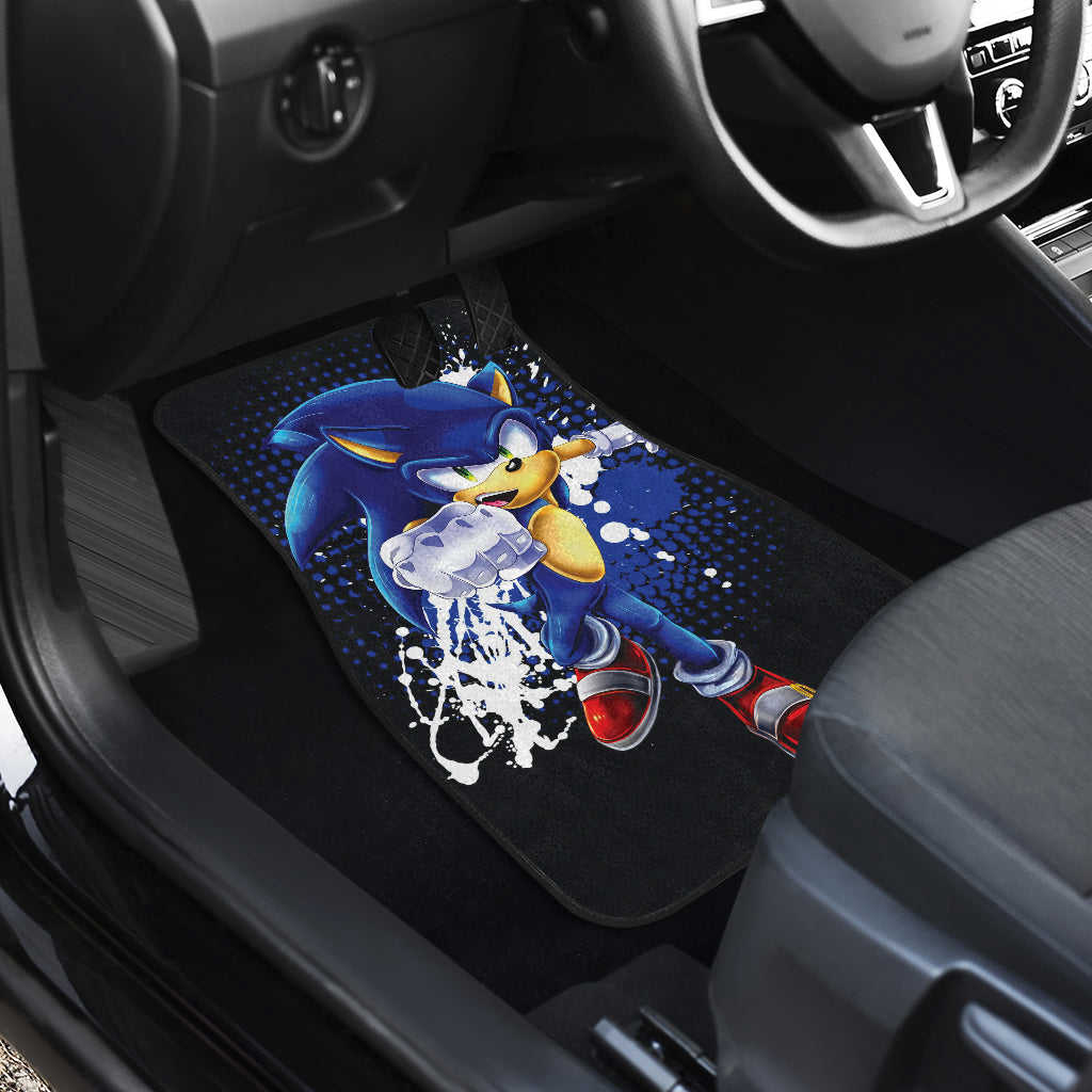 Sonic The Hedgehog Custom Car Floor Mats for Fans - Premium Cartoon Car Accessories