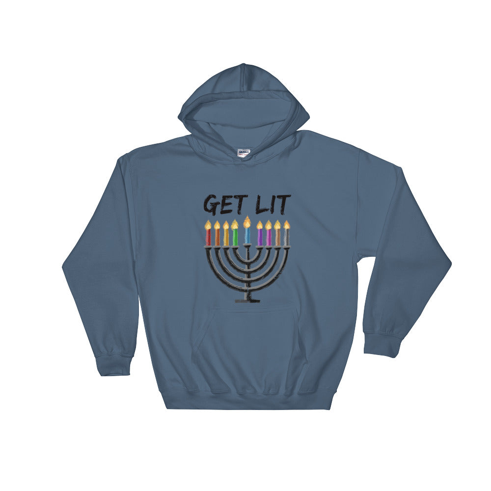 Chanukah - GET LIT Hooded Sweatshirt