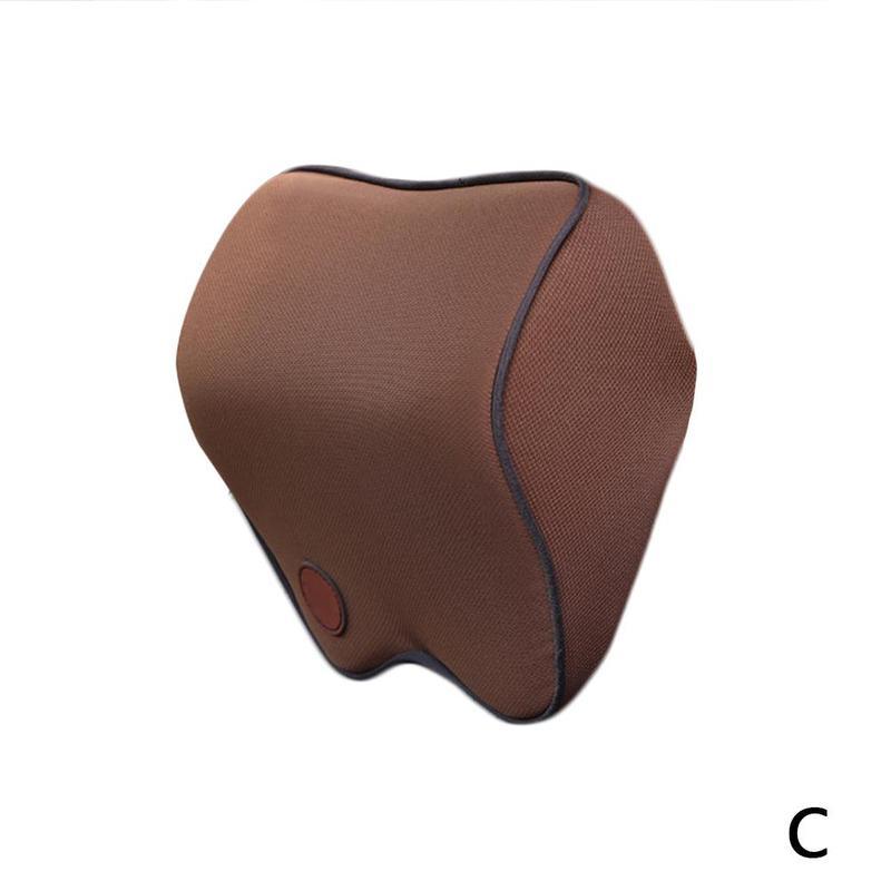 Car Seat Headrest Car Neck Pillows Filled Fiber Cushion Pad Accessories Head Rest Memory Support For Travel Seat Car Foam