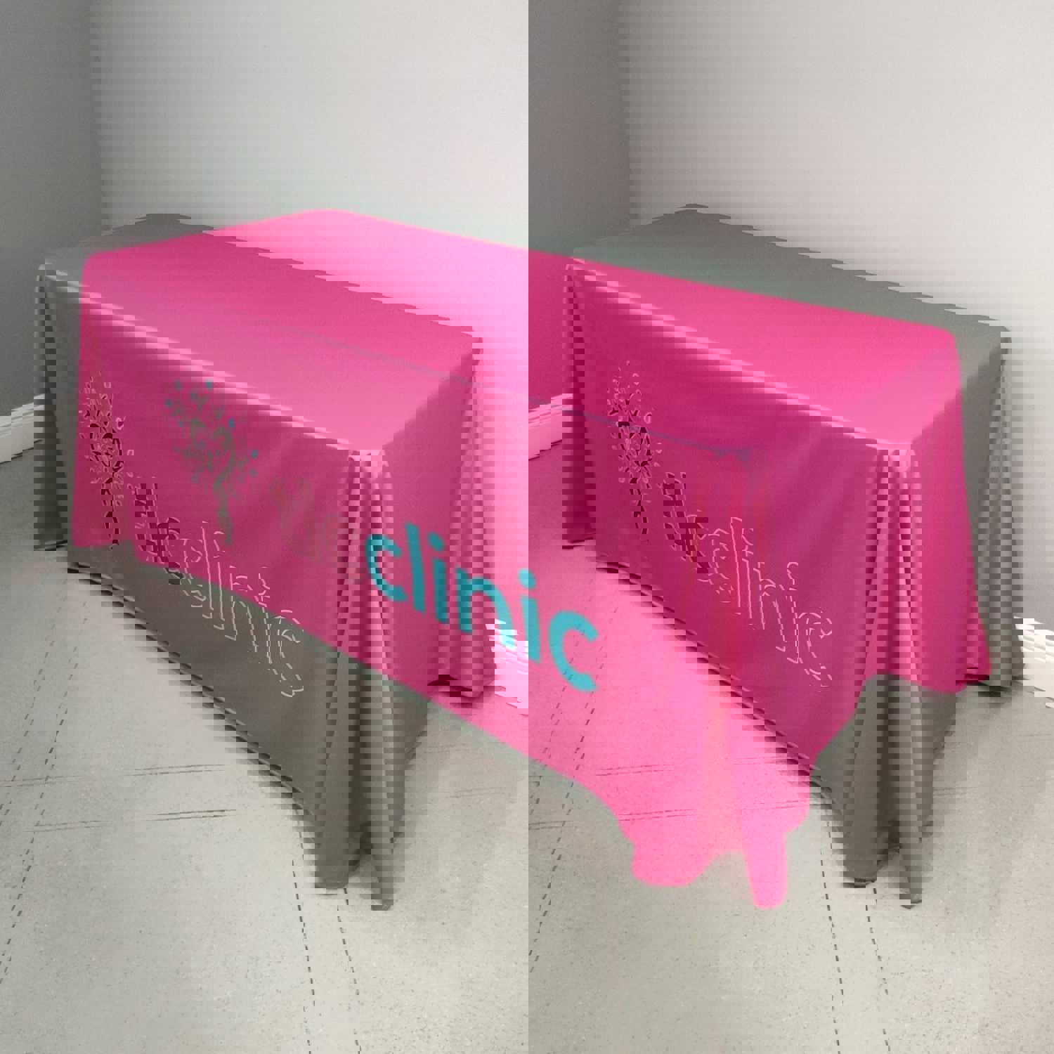 6 Custom Printed Deluxe Table Throw - All Over Print