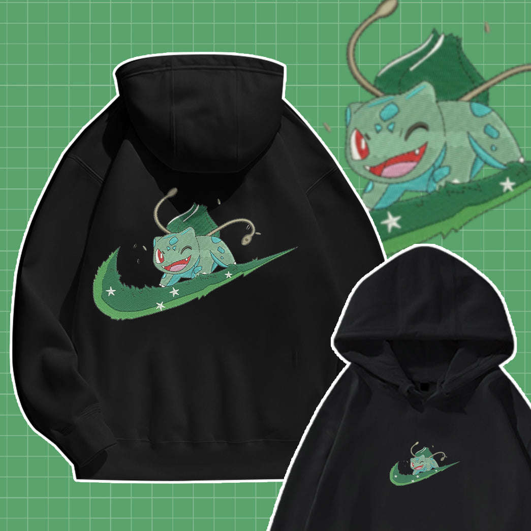 Bulbasaur Custom Printed Hoodie - Unisex Fit