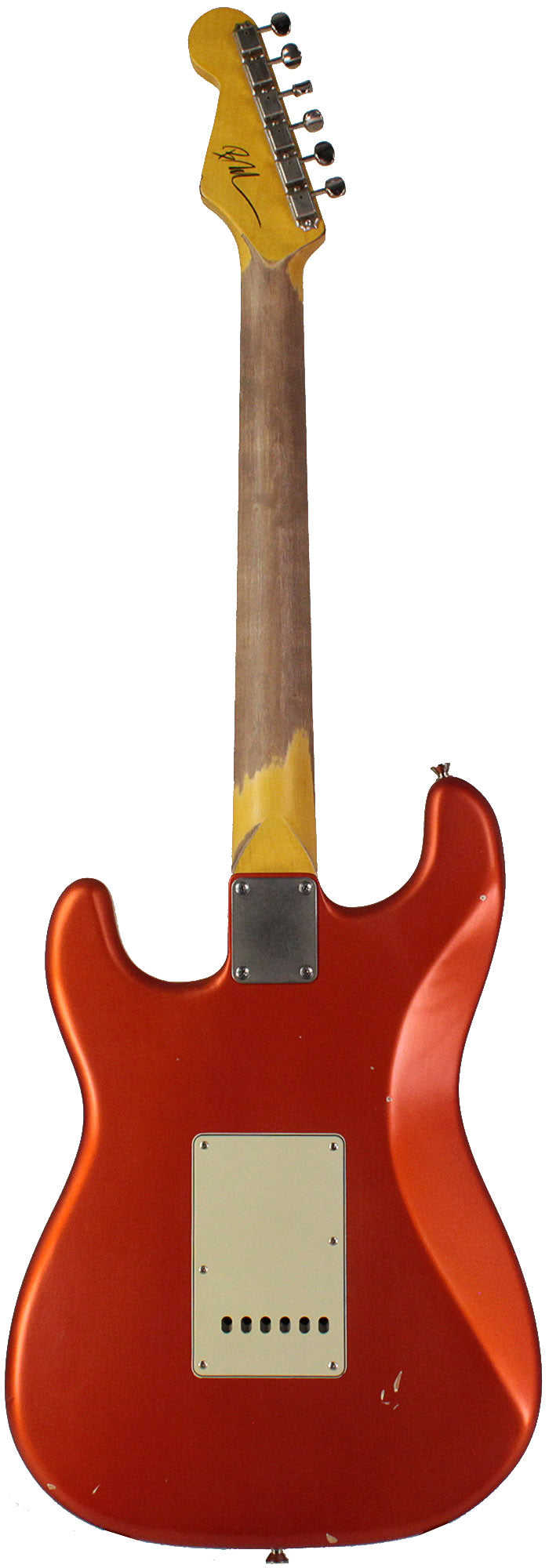 Nash S-63 Guitar in Candy Tangerine with Light Aging