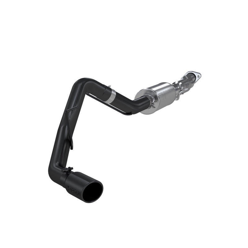MBRP S5230BLK Ford 3 Inch Cat Back Exhaust System Single Side Exit Black Series For 11-14 Ford F-150 5.0L