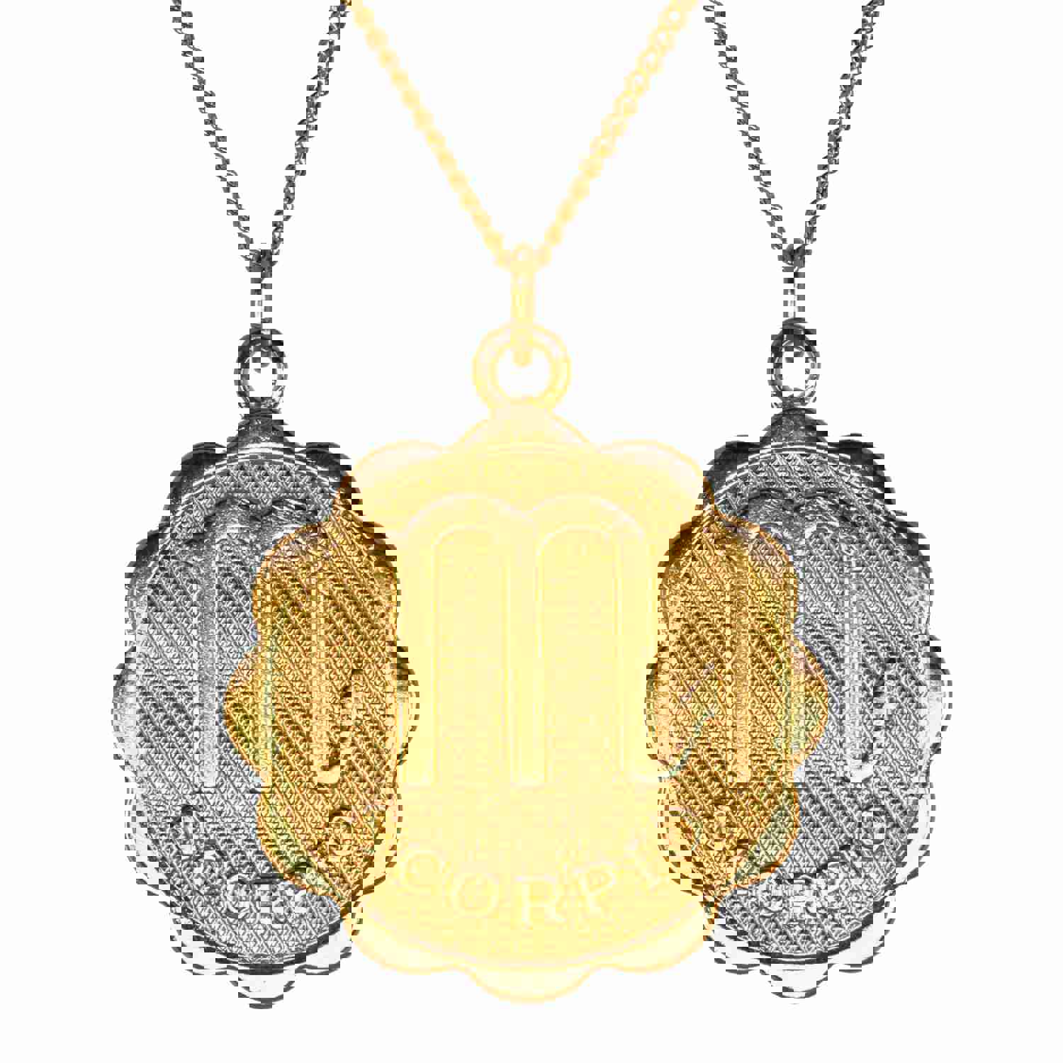 Zodiac Medallion Necklace - 14k Gold Filled with Extra Fine Link Chain