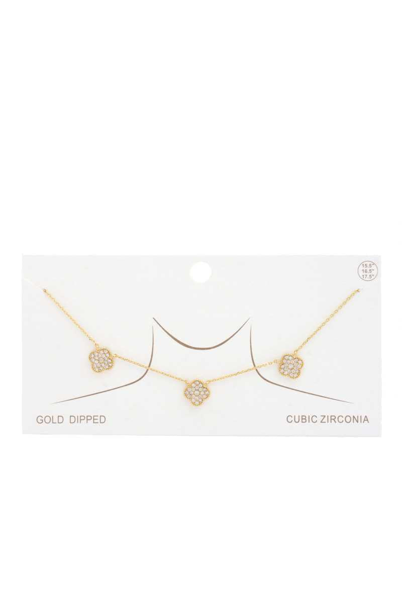 Moroccan Shape Dipped Necklace for Women