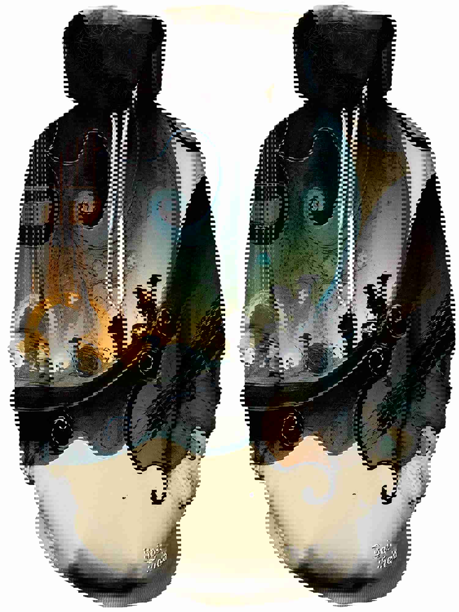 Grieving Canvas Unisex Hoodie - Premium Poly-Fleece Fabric